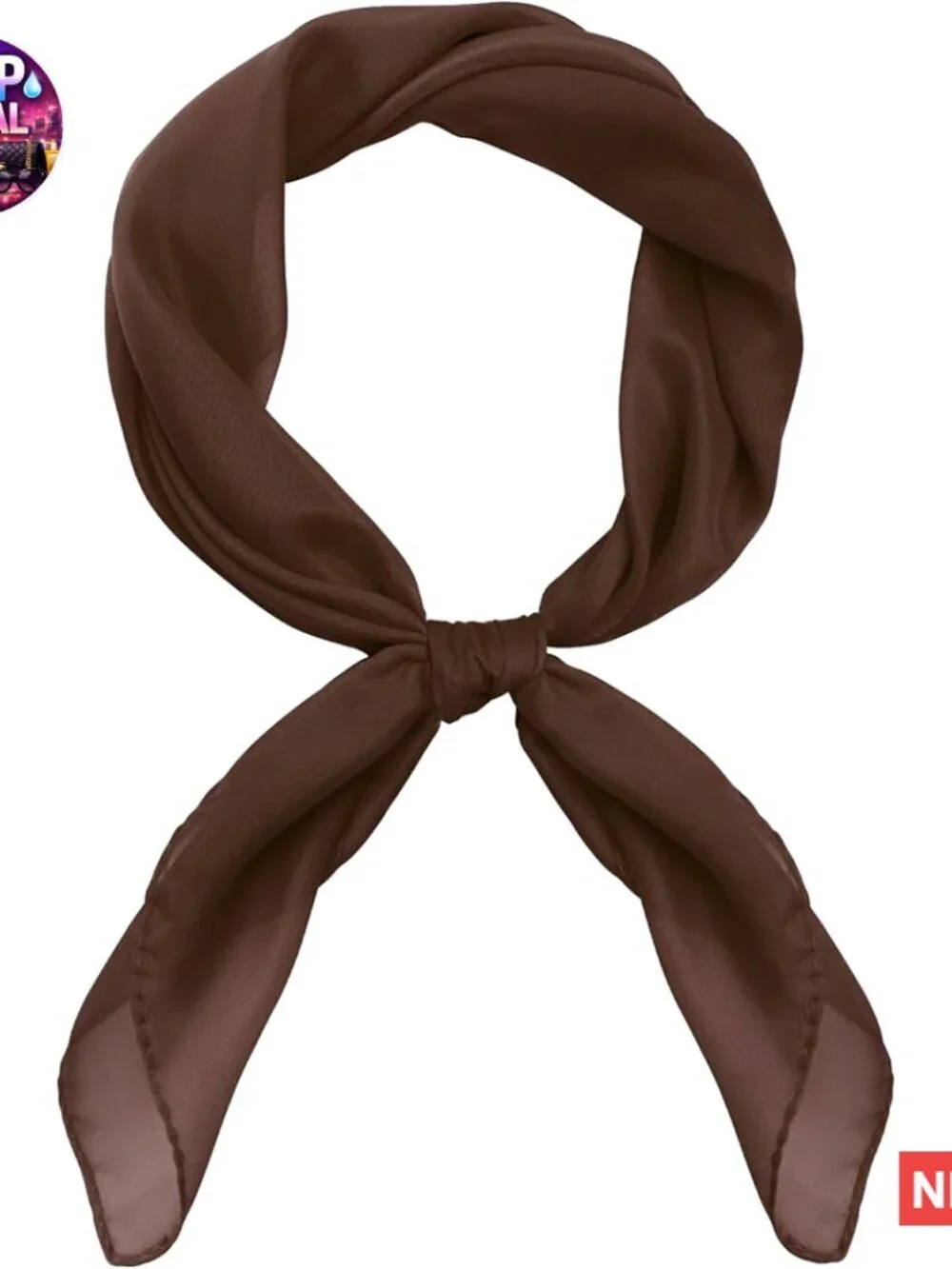 Chiffon Polyester Square Scarf for Halloween Costume Accessories